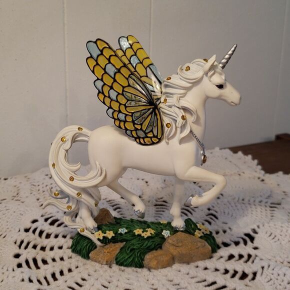 Hamilton Collection "Citrine Elegance" - Jeweled Reflections Unicorn Collection - Picture 2 of 5